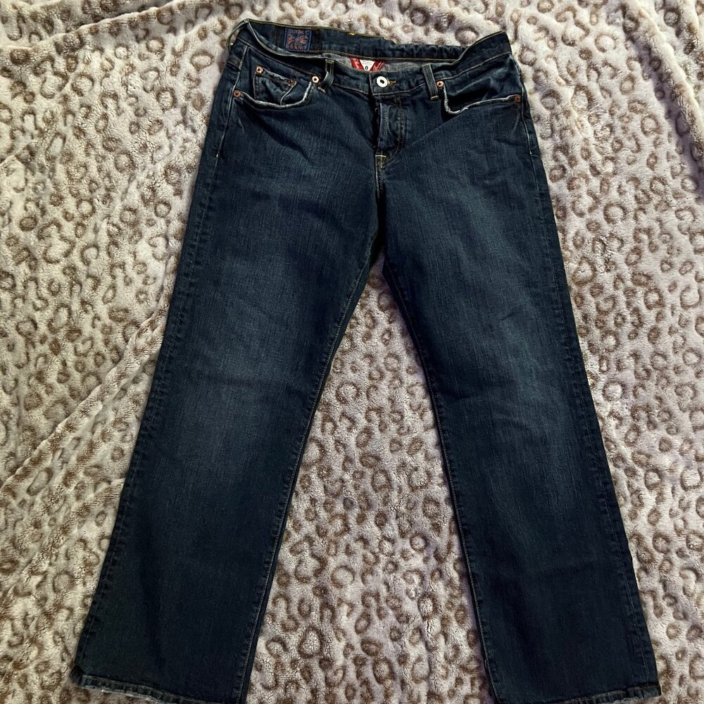 Lucky Brand Button-Down (Mid-Rise) Easy Rider Size 8 Inseam 29 Women
